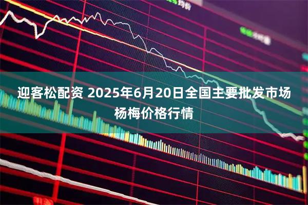 迎客松配资 2025年6月20日全国主要批发市场杨梅价格行情